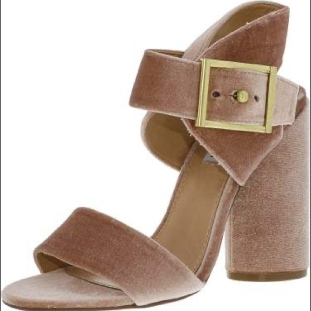 Mauve Velvet Steve Madden Heels